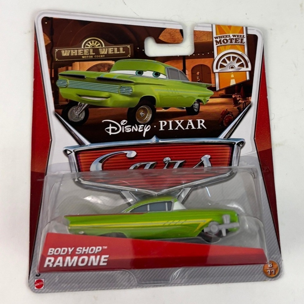 2013 Disney Pixar Cars Body Shop Ramone #8/11 Wheel Well Motel Y7148 Sealed